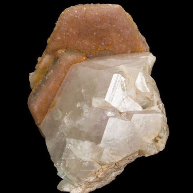 Lepidolite on Quartz