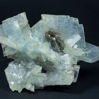 Baryte with Pyrite and Quartz