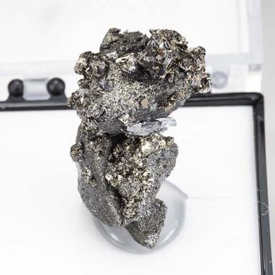 Semseyite with Freibergite, Stannite, Boulangerite