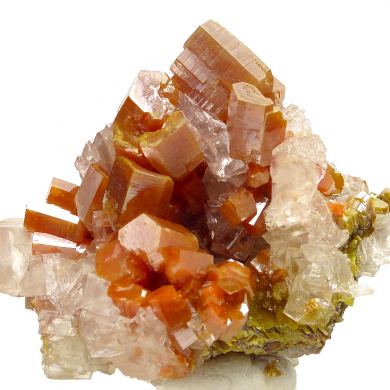 Vanadinite, calcite MEXICO