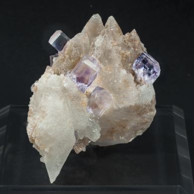 Fluorite with Calcite