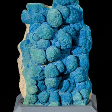 Azurite & Malachite on Botryoidal Sandstone