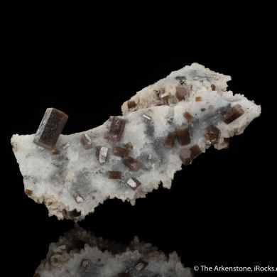 Pyromorphite on Quartz