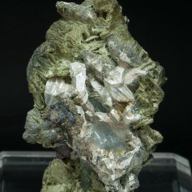 Silver with Actinolite