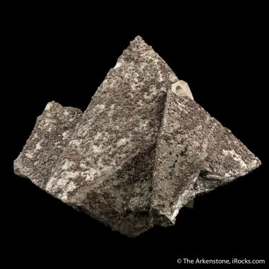 Lautite on Tennantite with Quartz