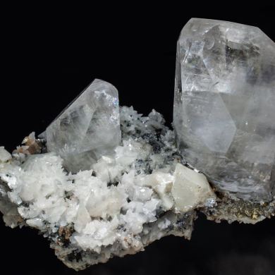 Calcite with Pyrite