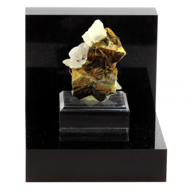 Calcite + Chalcopyrite.