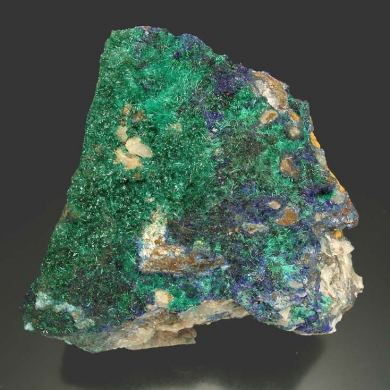 Linarite with Brochantite