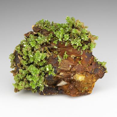 Pyromorphite with Barite