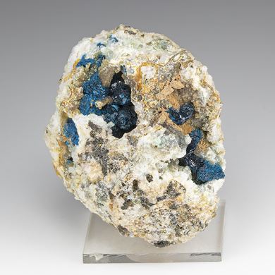 Veszelyite with Hemimorphite
