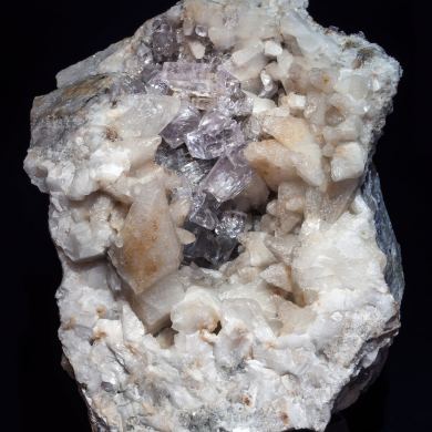 Fluorite with Calcite