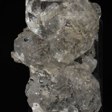 Fluorite with Dolomite and Pyrite