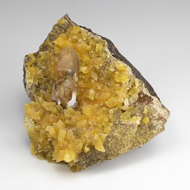 Barite with Calcite