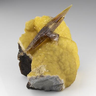 Barite with Calcite