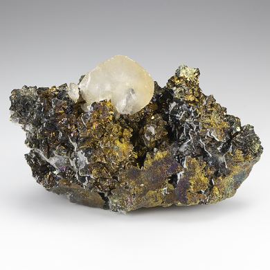 Calcite with Chalcopyrite