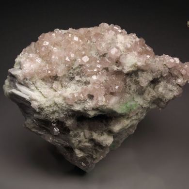 gem pink GARNET var. GROSSULAR, DIOPSIDE