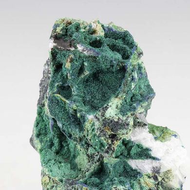 Brochantite with Olivenite, Azurite