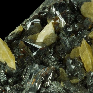 Sphalerite, Siderite