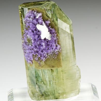 Fluorapatite with Fluorite, Siderite