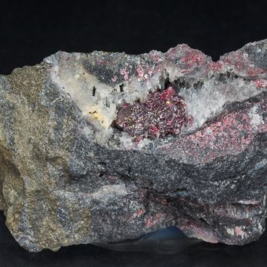 Cinnabar with Quartz
