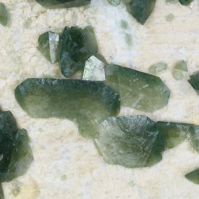 Hydroxylapatite on Microcline