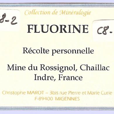 Fluorite with Baryte