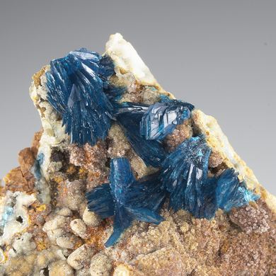 Veszelyite with Hemimorphite