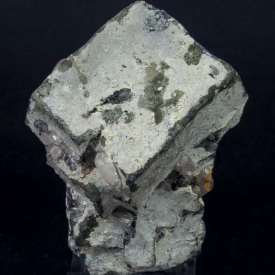 Galena with Cerussite, Plumbogummite, Quartz and Wulfenite
