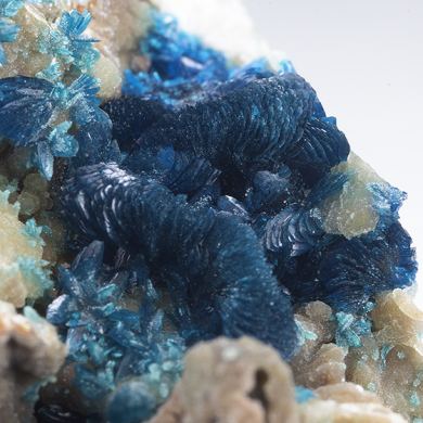 Veszelyite with Hemimorphite
