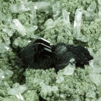 Babingtonite and Quartz