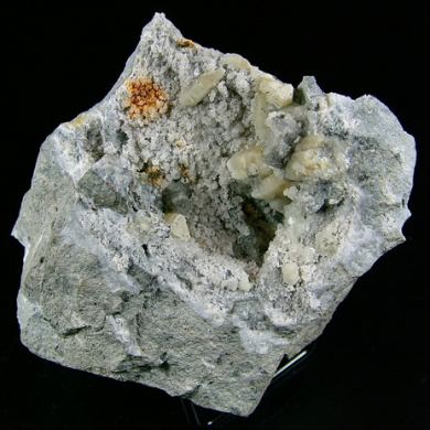 Weloganite with Calcite