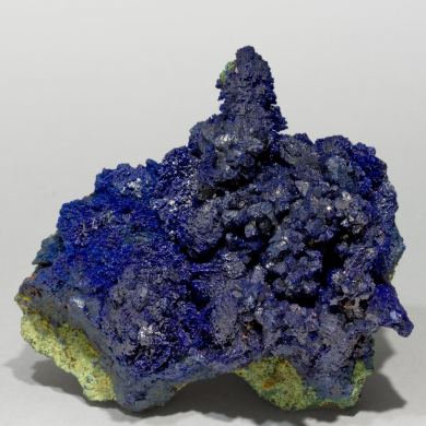 Azurite with Malachite