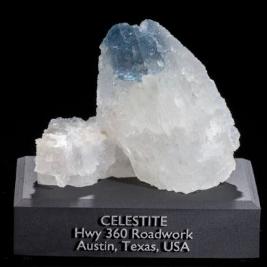 Etched Blue-Tip Celestite from Austin, Texas