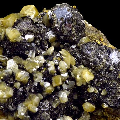Cerussite, galena