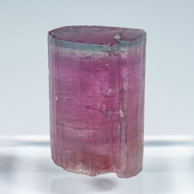 Elbaite (variety rubellite and 'blue cap')