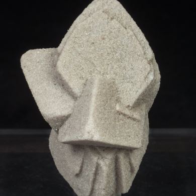 Calcite with sand inclusions