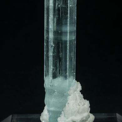 Beryl (variety aquamarine) with Albite