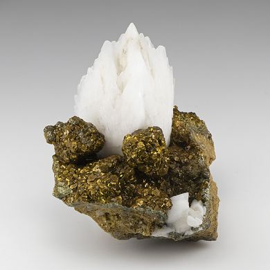 Calcite with Pyrite