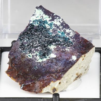 Clinoclase with Strashimirite