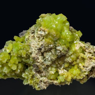 Pyromorphite with Baryte