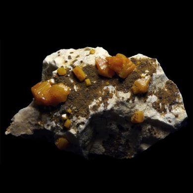 Twinned Wulfenite Slovenia 