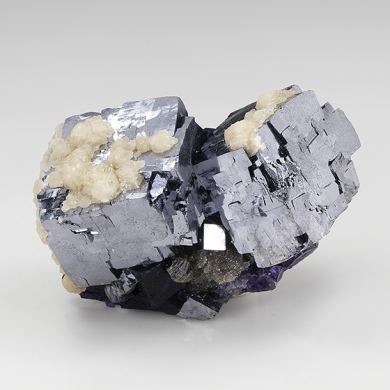 Galena with Calcite, Fluorite, Quartz, Sphalerite