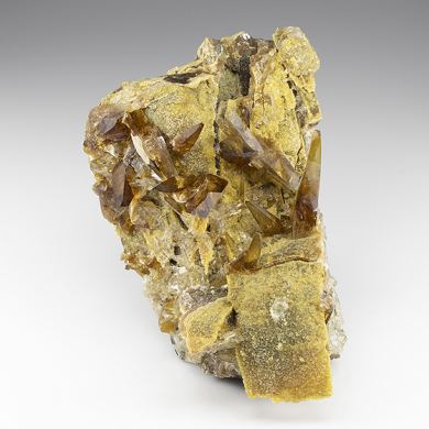 Barite with Calcite
