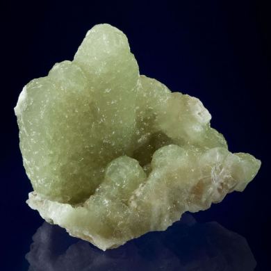 Prehnite Cast After Anhydrite