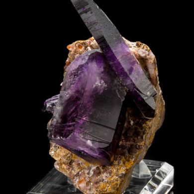Grape Jelly Amethyst on Matrix from Namibia