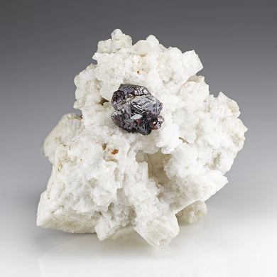 Spessartine with Albite