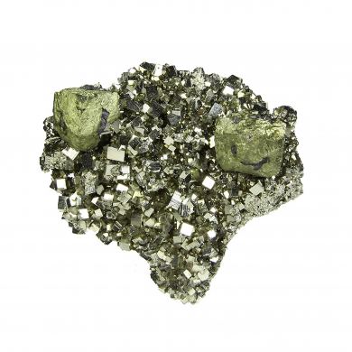 Chalcopyrite on Pyrite