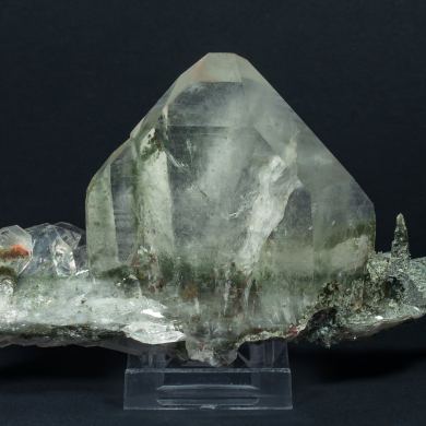 Quartz (variety faden quartz) with Chlorite inclusions