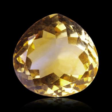 Citrine heated 6,37 ct 