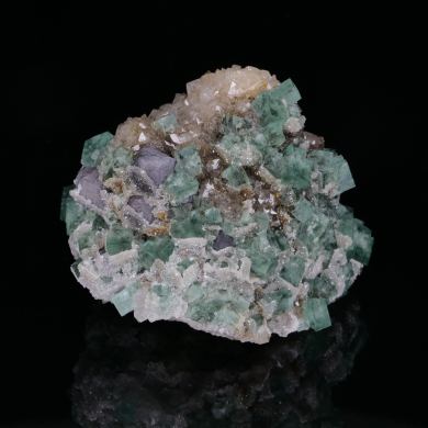FLUORITE and GALENA on QUARTZ - Rogerley Mine, England
